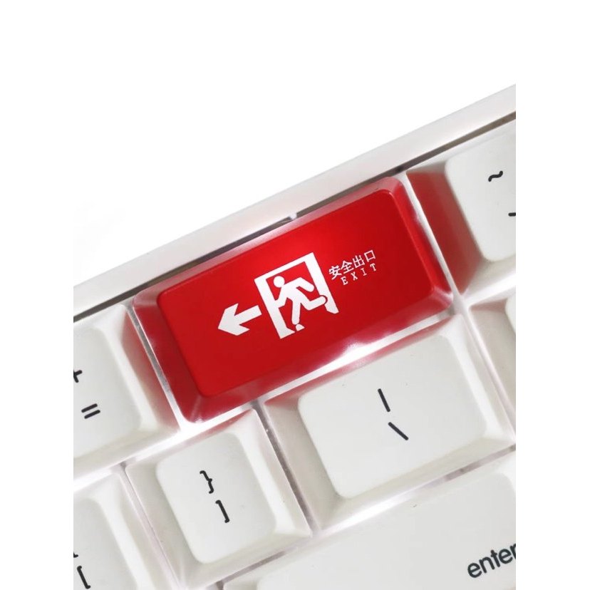 keycap anime cherry mx keycaps keycap ปุ่มกดแบบยืดหดได้แกนดาวเทียมสีดําสีแดงแบ็คสเปซ