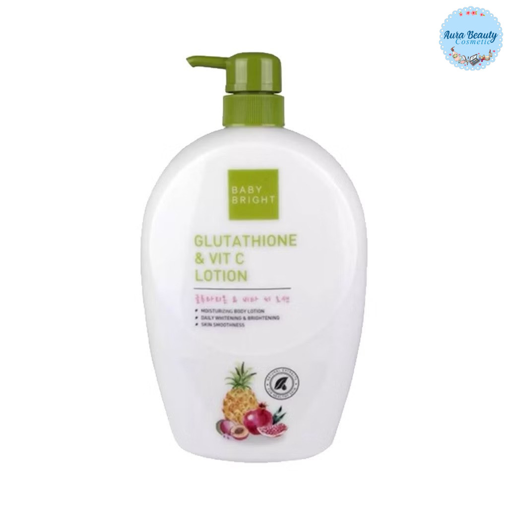 Baby Bright Glutathione & Vit C Lotion 750ml เบบี้ไบรท์ กลูต้าไธโอน แอนด์ วิทซี โลชั่น โลชั่นทาผิวกาย กลูต้า+วิตามินซี
