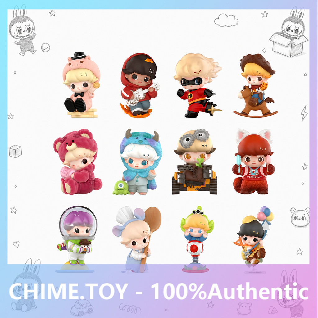 P POPMART POPMART DIMOO WORLD x PIXAR Joint Series รูป Mystery Box ของขวัญเล่นอินเทรนด์