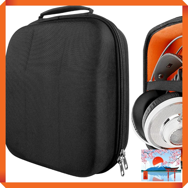Geekria Shield Headphone Case Compatible Hard Case for Travel Hard Shell Case for AKG K 240, K 92, Q