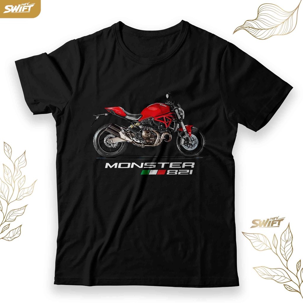 เสื้อยืด Ducati Monster 821 เสื้อไมโครไฟเบอร์