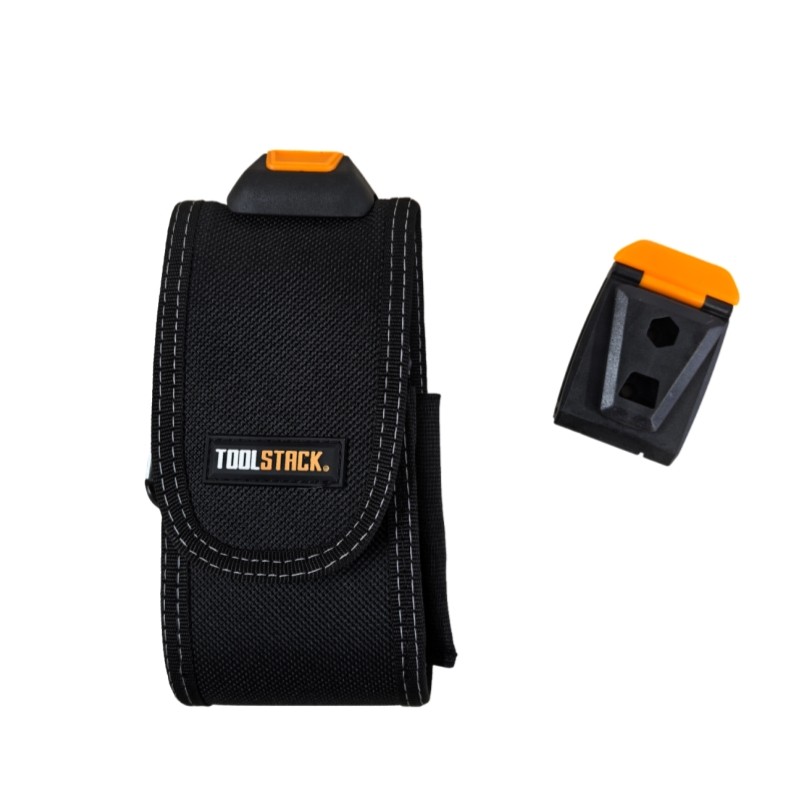 TOOLSTACK TSK-65P กระเป๋า Double-layer คุณภาพสูงทนทาน Oxford ช่างไฟฟ้าทํางานกระเป๋าคาดเอว