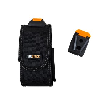 TOOLSTACK TSK-65P กระเป๋า Double-layer คุณภาพสูงทนทาน Oxford ช่างไฟฟ้าทํางานกระเป๋าคาดเอว