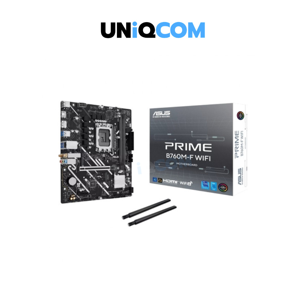 ASUS เมนบอร์ด MAINBOARD (1700) PRIME B760M-F WIFI DDR5