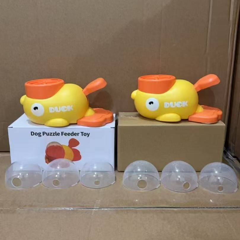 Launch Toys Dog Self-Happy Freeze-Dried Snacks Cat Little Yellow Duck Drain Feeder 2026.7.19z0722a1