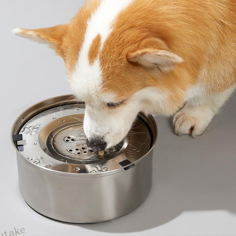 UKI Safety Dog Plate Universals Eating Utensils ให้อาหารที่สะดวกสบาย ชามความไร้เดียงสา