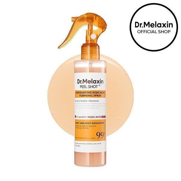 [Dr.melaxin Official] Peel Shot Keratin Care Kojic Acid Turmeric Spray 200ml Pore Clearing Exfoliati