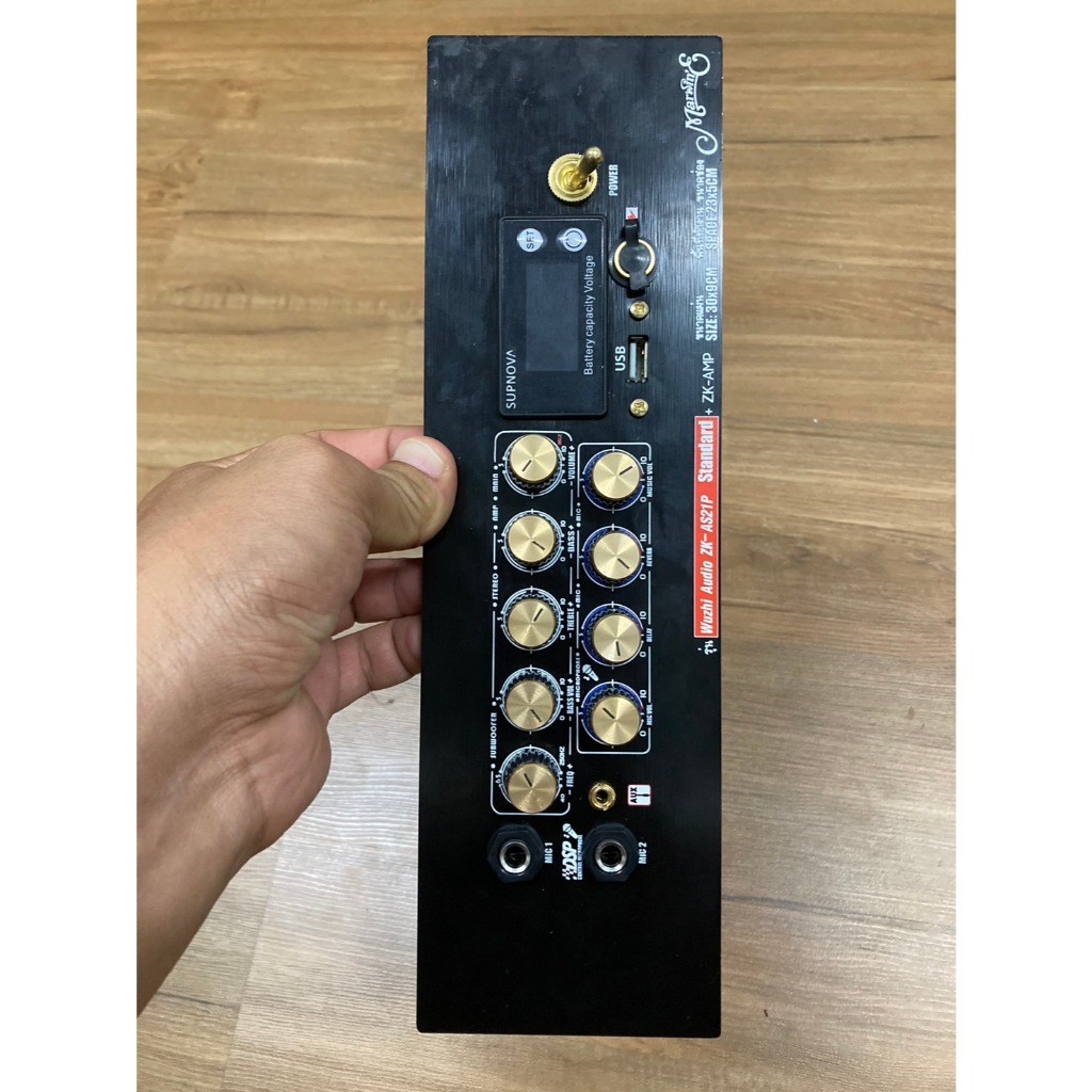 ชุดเพลทสำเร็จ as21p ไม่ย้าย + ปรีไมค์ amp ระบบเสียง DSP พร้อมเดินระบบพร้อมใช้งาน