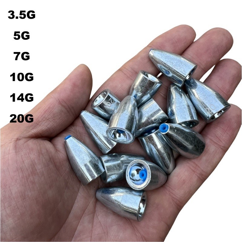 10 ชิ้น ตะกั่วถ่วงน้ําหนัก พร้อมแกนถ่วงน้ําหนัก พลาสติกนิ่ม สําหรับตกปลา รูปปลา ะกั่วตกปลา ตะกั่วทรงจรวด