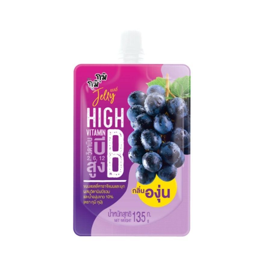 กุมิกุมิ เยลลี่วิตามินองุ่น Gumi Gumi Grape Jelly 135g.