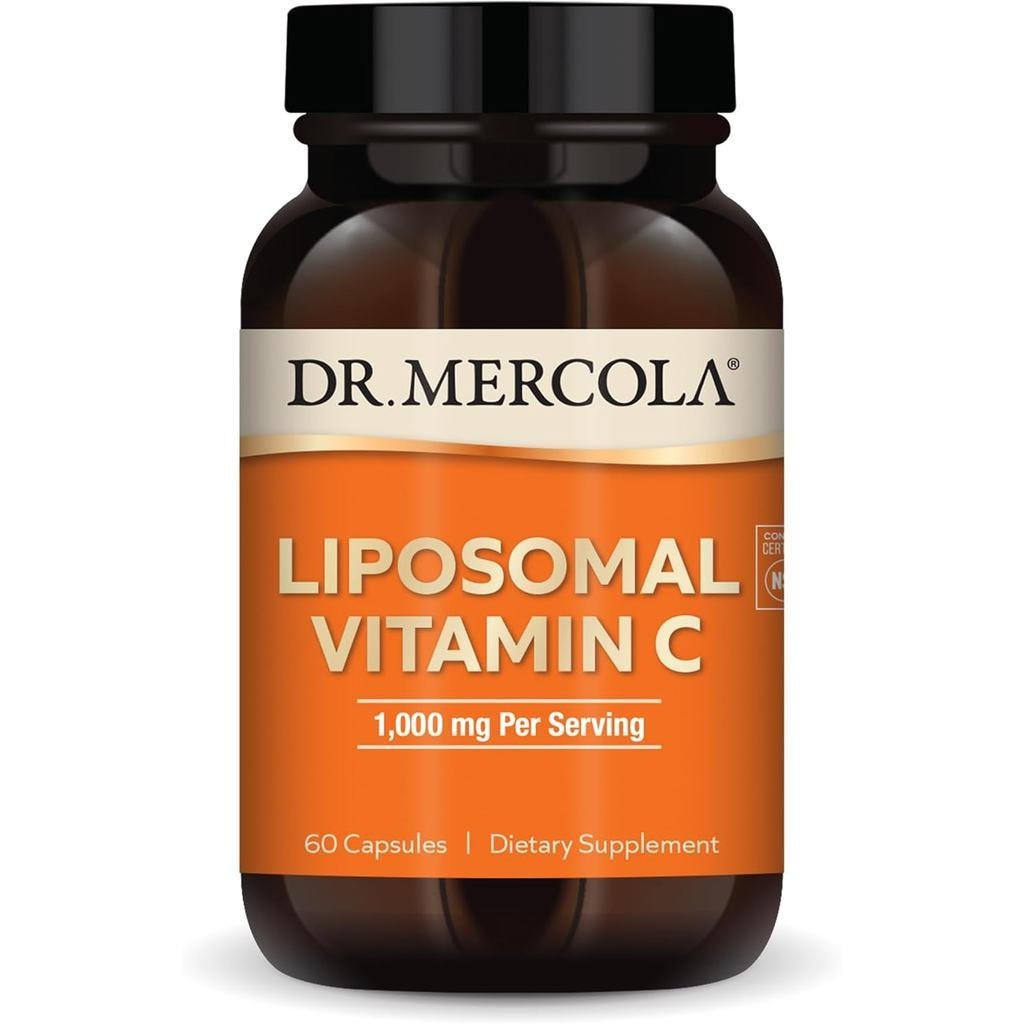Dr.MercolaLipomalVitaminC-,Heart,Eye&ImmuneSupport-Provides1,000mgofBioavailableVitaminC-Non-GMO,Glu