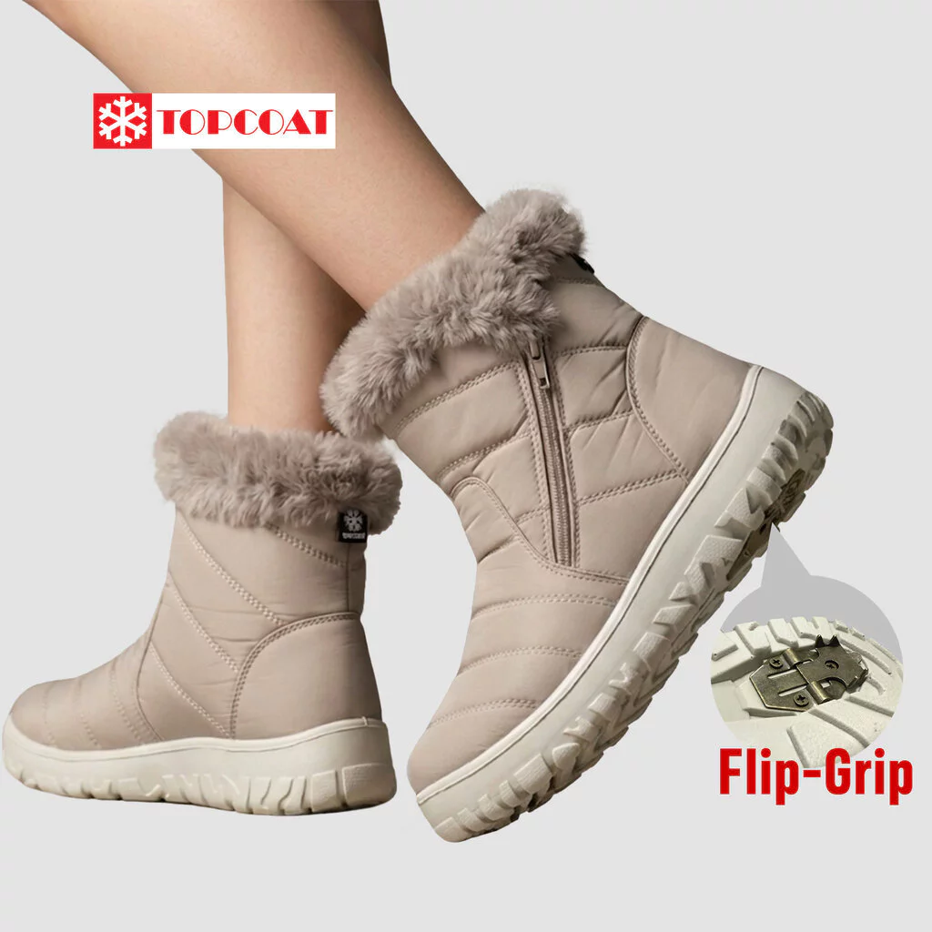 TOPCOAT รองเท้ากันหนาวบุขนหญิง กันเปียก กันหิมะ ควรเผื่อไซส์ (1 คู่) Size : 36,38,40,42