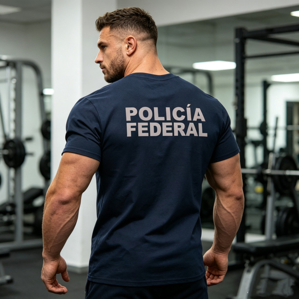 Hardman Club บราซิลตัวแทน FEDERAL พิมพ์ผ้าฝ้าย 100% 200GSM แขนสั้นผู้ชายนุ่มพรีเมี่ยมรอบคอเสื้อยืดทหารผู้ที่ชื่นชอบยุทธวิธีสไตล์