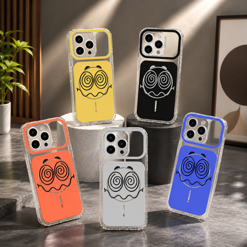 HP Emoji Spiral Phone Case สําหรับ TECNO SPARK GO 3 - SPARK GO 2 - SPARK GO 1TECNO SPARK GO 3 - SPAR