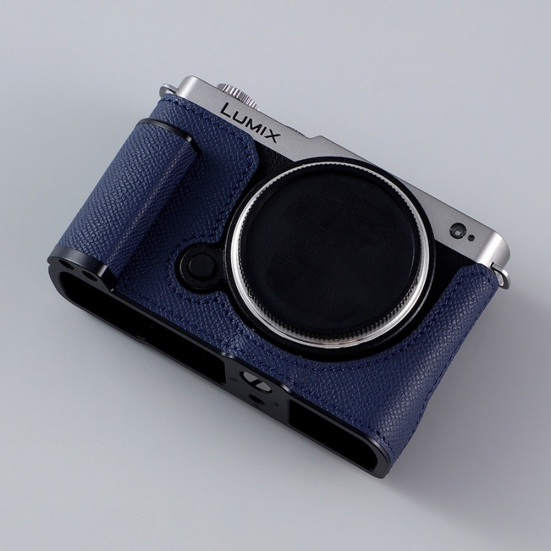Milicase เหมาะสําหรับ Panasonic S9 LUMIX S9 เคสหนังแท้เคสป้องกันจับฐานเคสกล้อง