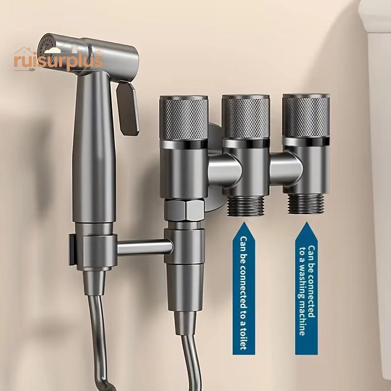 [Rui-t] วาล์วน้ํา 3 ทางสแตนเลส Rust Free 1 Inlet 3 Outlets พร้อมขั้วต่อน้ําสําหรับระบบท่อน้ําสระว่าย