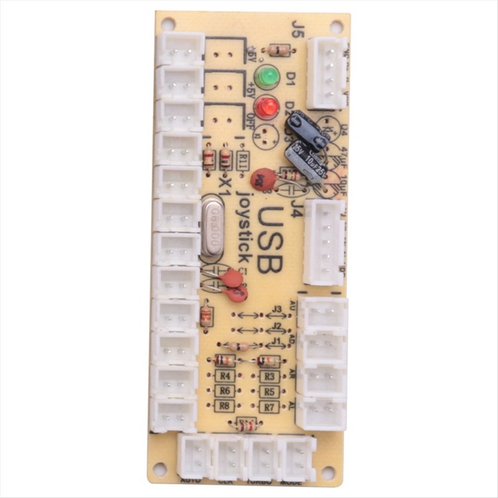 5V LED Zero Delay Board Game USB Encoder to PC สําหรับจอยสติ๊กควบคุมปุ่มกดสายเชื่อมต่อใช้งานง่าย