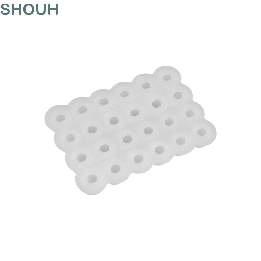 SHOUH Wax Melt Mold, Pearl Texture 24 Cavity Scented Wax Mold, Premium ทนความร้อน Handmade ยืดหยุ่นเ