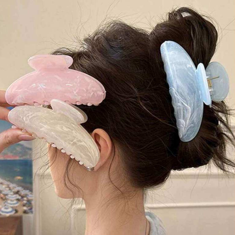 JoyTray กิ๊บติดผม Chines Lucky Hairpin Shell-Shape Grips คลิป Barrettes อุปกรณ์เสริม