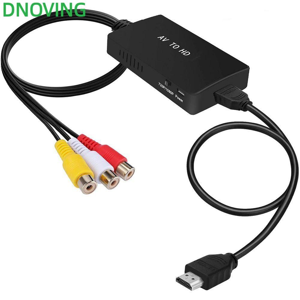 DNOVING RCA to HD Converter VHS Home DVD Audio Video สําหรับ PS1 PS2 PS3 STB Xbox