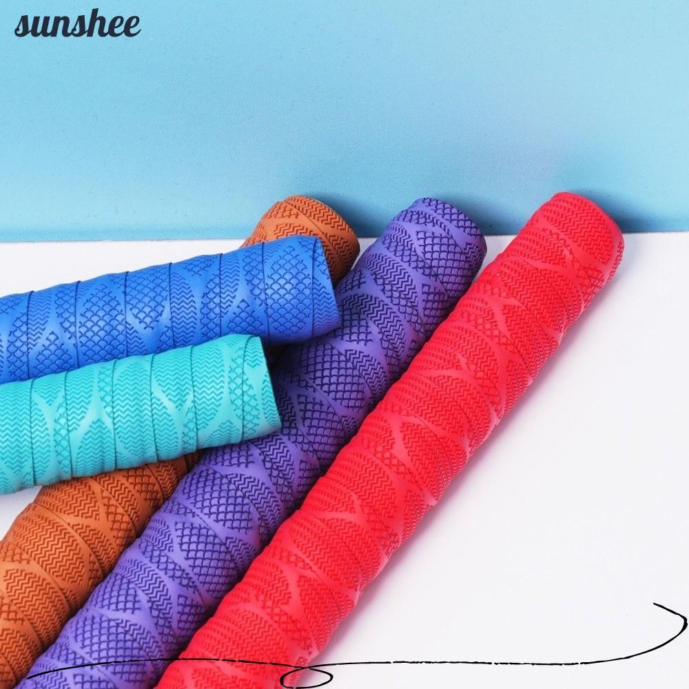 ผ้าห่อไม้ SUNSHEE, เทปพันด้ามจับกันลื่นแบบหนา, เทปพันด้ามจับ PU ซับเหงื่อ 2M เทปพันด้ามจับแบบสปอร์ต