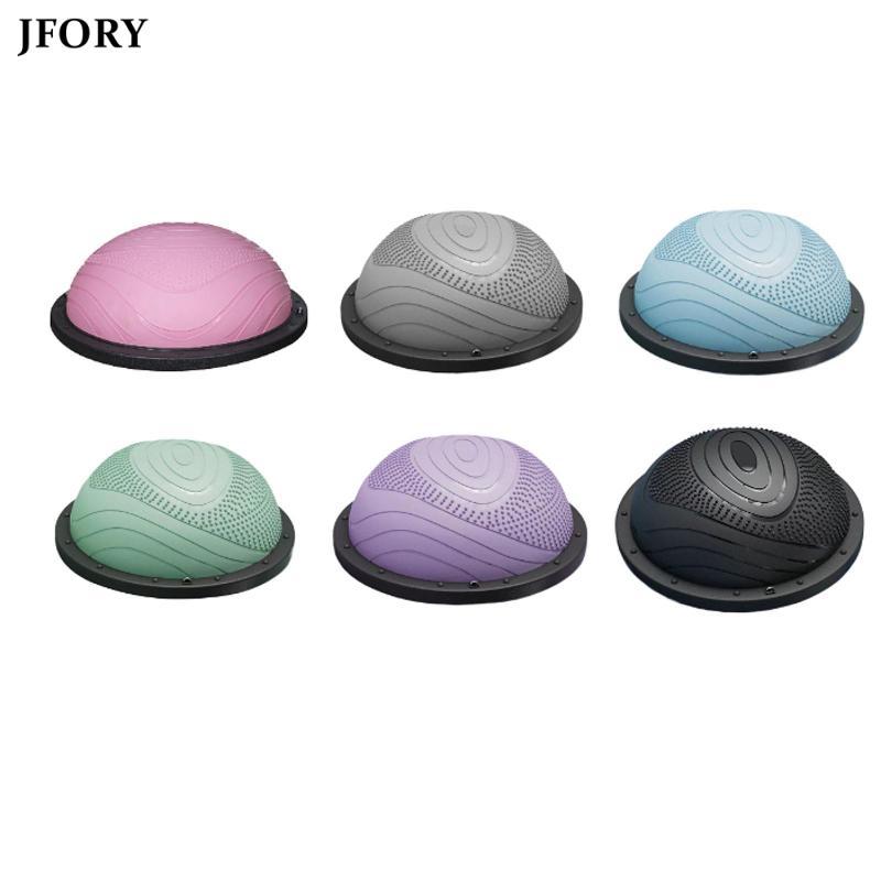 Jfory Half Ball Balancing Core อุปกรณ์ออกกําลังกายแบบพกพา PVC Fitness Ball สําหรับพิลาทิสยิมใช้ในบ้า