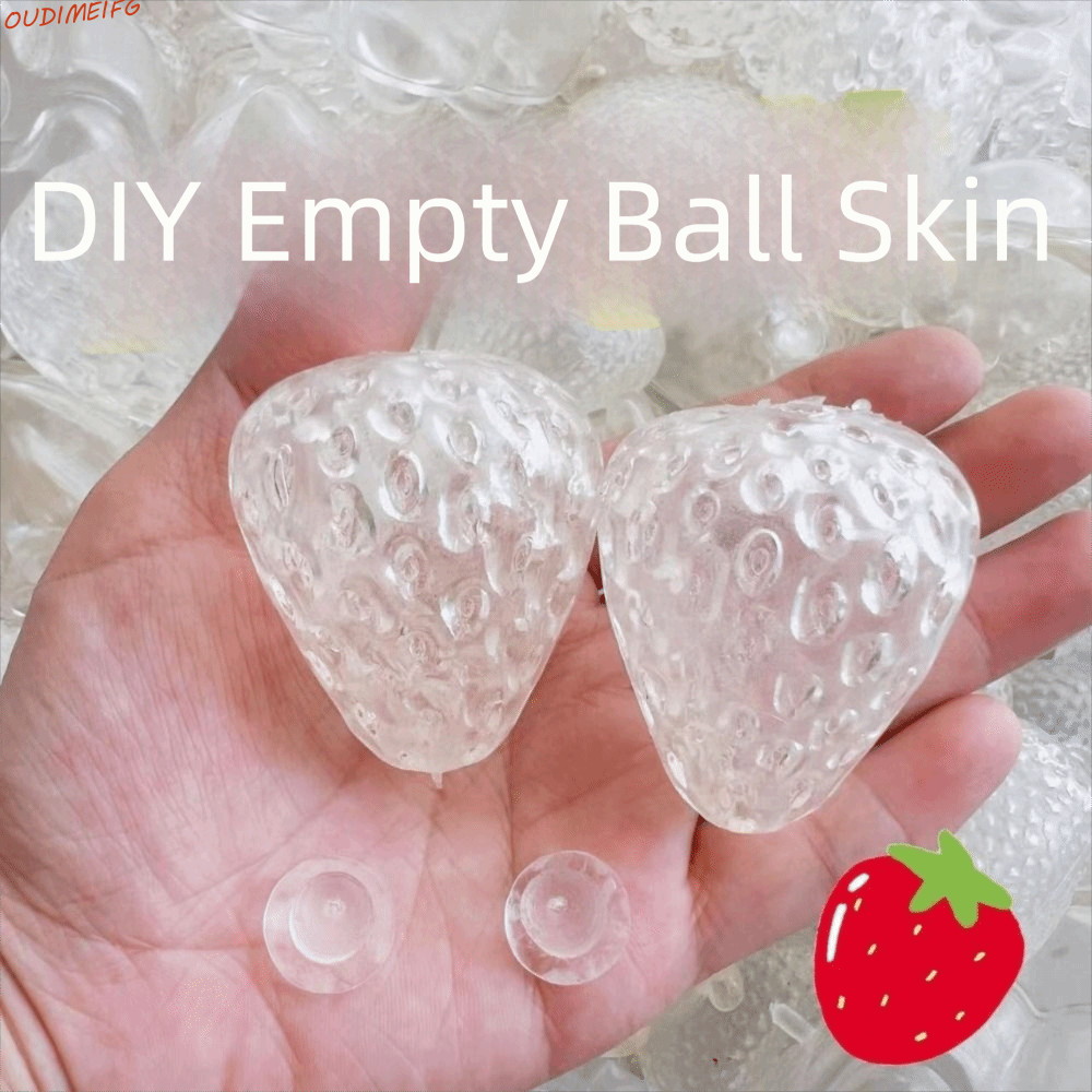 OUDIMEIFG DIY ผิวลูกบอลเปล่า, ฟื้นตัวช้า Maltose บีบ DIY ความดัน Ball Kit, Creative โปร่งใสนุ่ม TRP ยืดหยุ่น Handmade Ball ผิวผู้ใหญ่เริ่มต้น