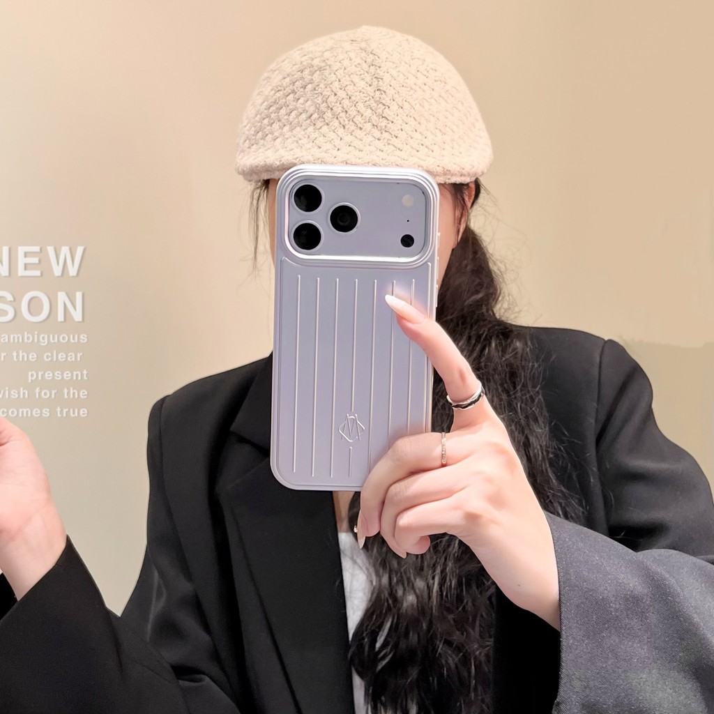 Rimowa กระเป๋าเดินทางเคสโทรศัพท์เหมาะสําหรับ iPhone 16 plus/16 pro/17 P/Iphone 17 PM เคสป้องกันโทรศั
