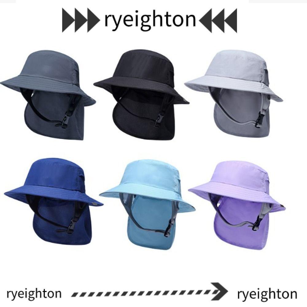 RYEIGHTON Bucket Hat Surfing Seaside Summer Waterproof Women Sunscreen Cool Cap