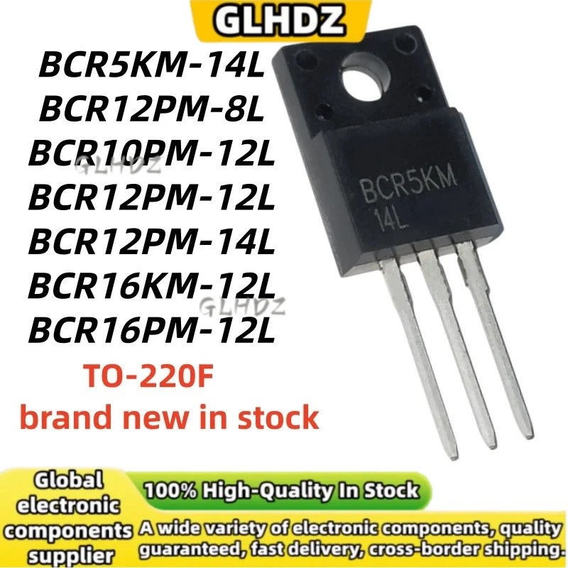 ใหม่และคุณภาพ 5PCS BCR5KM-14L BCR12PM-8L BCR10PM-12L BCR12PM-12L BCR12PM-14L BCR16KM-12L BCR16PM-12L