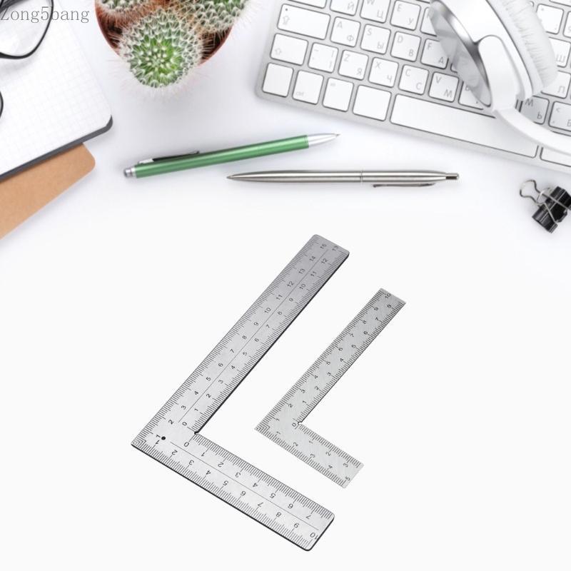 Zong Double side Right Slope Rulers Framing Square Rulers Steel L Shape Rule