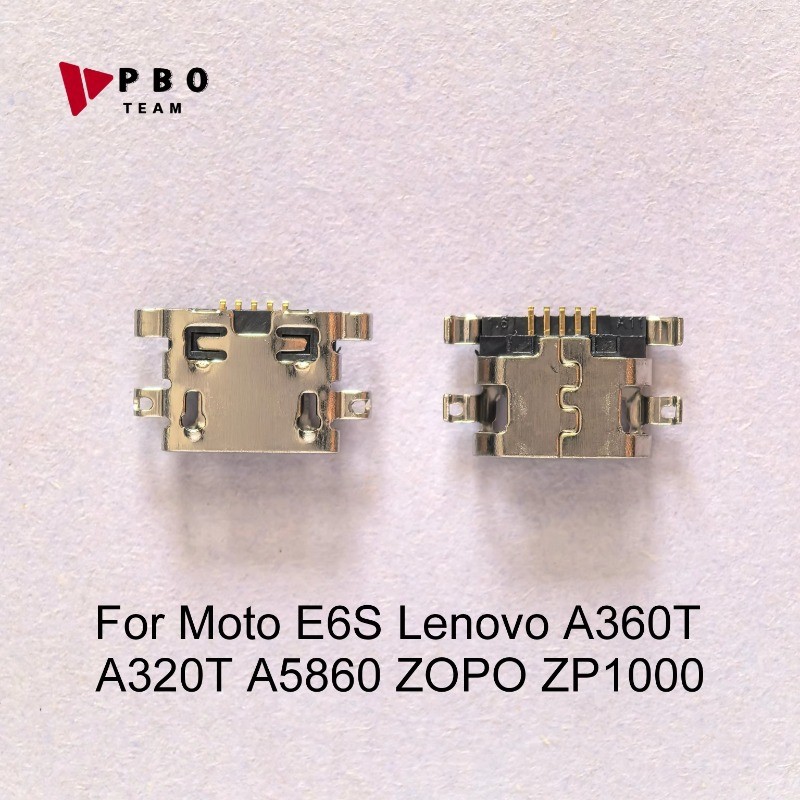 JDT 10-200pcs สําหรับ Moto E6S Lenovo A360T A320T A5860 ZOPO ZP1000 Micro USB Connector 5pin ชาร์จพอ