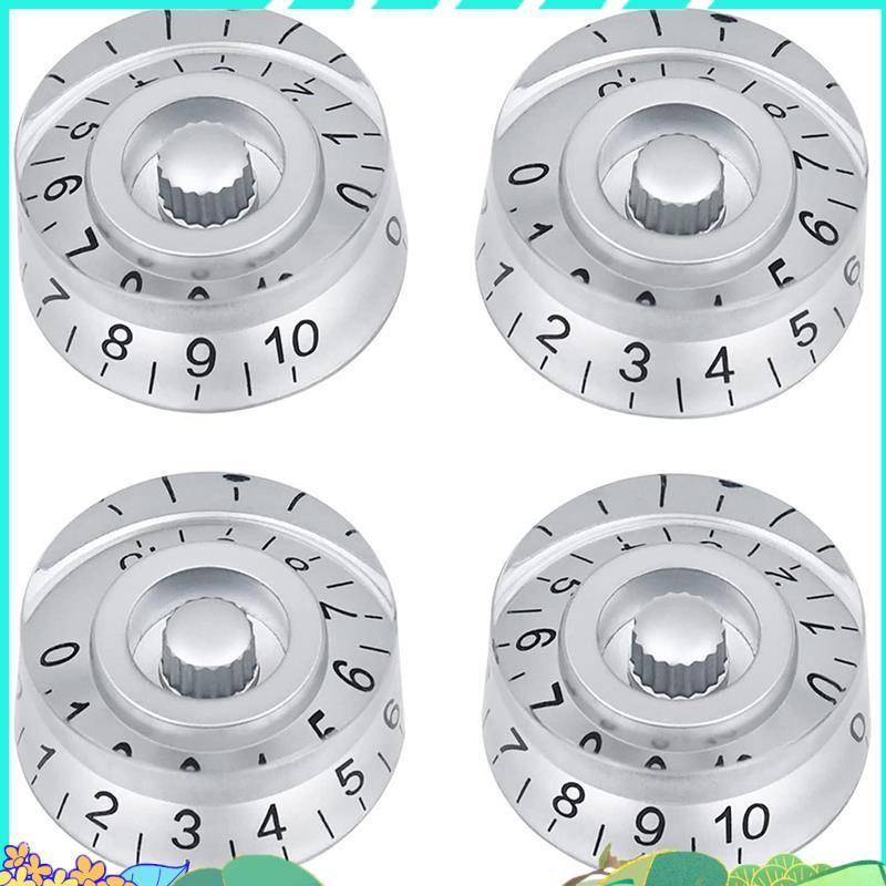 4 ชิ้น Volume Tone Speed Control Knob สําหรับ Les Paul LP สไตล์เบส