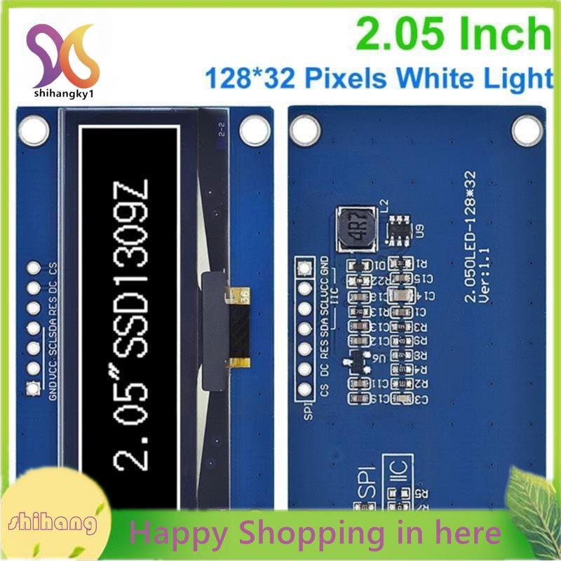 SSD1309 Controller สําหรับ 2.05 นิ้วจอแสดงผล OLED 128x32 โมดูล LCD SPI อินเทอร์เฟซรองรับสําหรับ