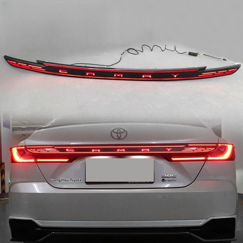 8OLD LED ไฟท้ายบาร์, 12V 10A 6000K ABS ไฟท้ายแบบผ่านเข้ากันได้กับ Toyota Camry 2023-2025