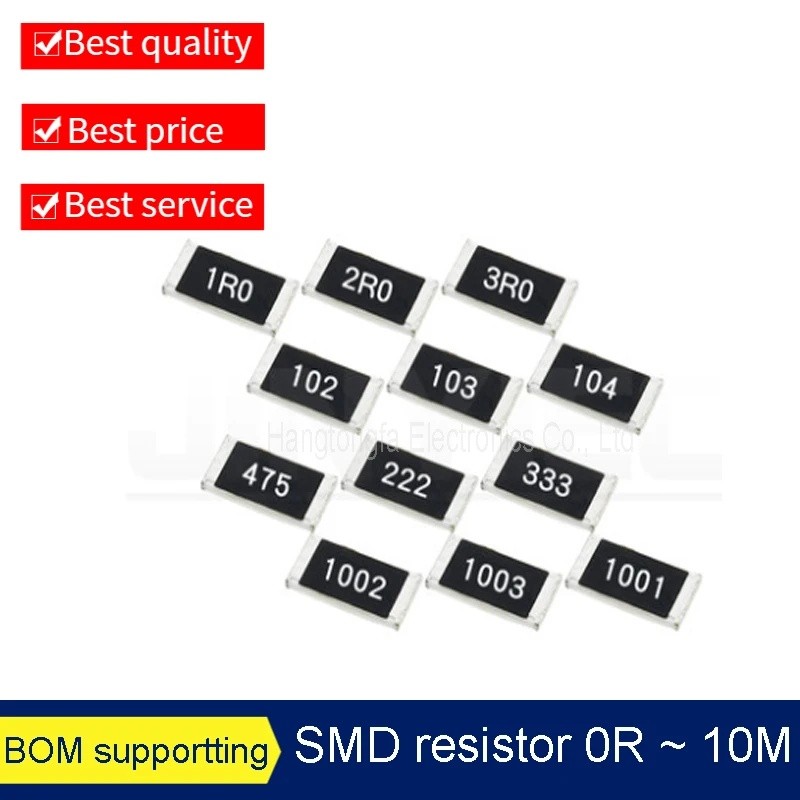 100PCS 2010 5% J 3/4W SMD RESISTOR 0R - 10M 1R 22R 5.6R 1K 10K 4k7 33K 100K 220K 1M 910K 0 R Ohm KG 