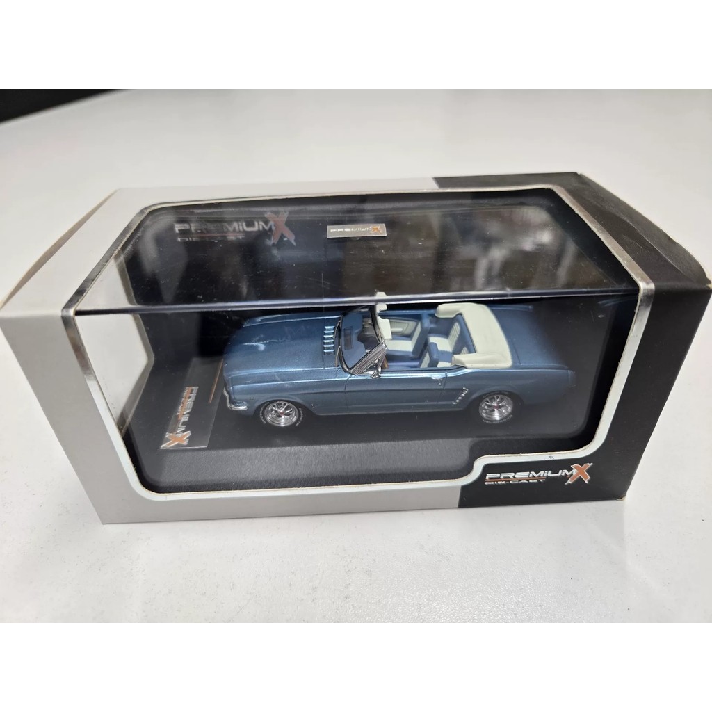 PremiumX 1/43 FORD MUSTANG FORD MUSTANG FORD MUSTANG Convertible 965 โมเดลรถอัลลอย ยิงตรงไหนก็ก่อนจั