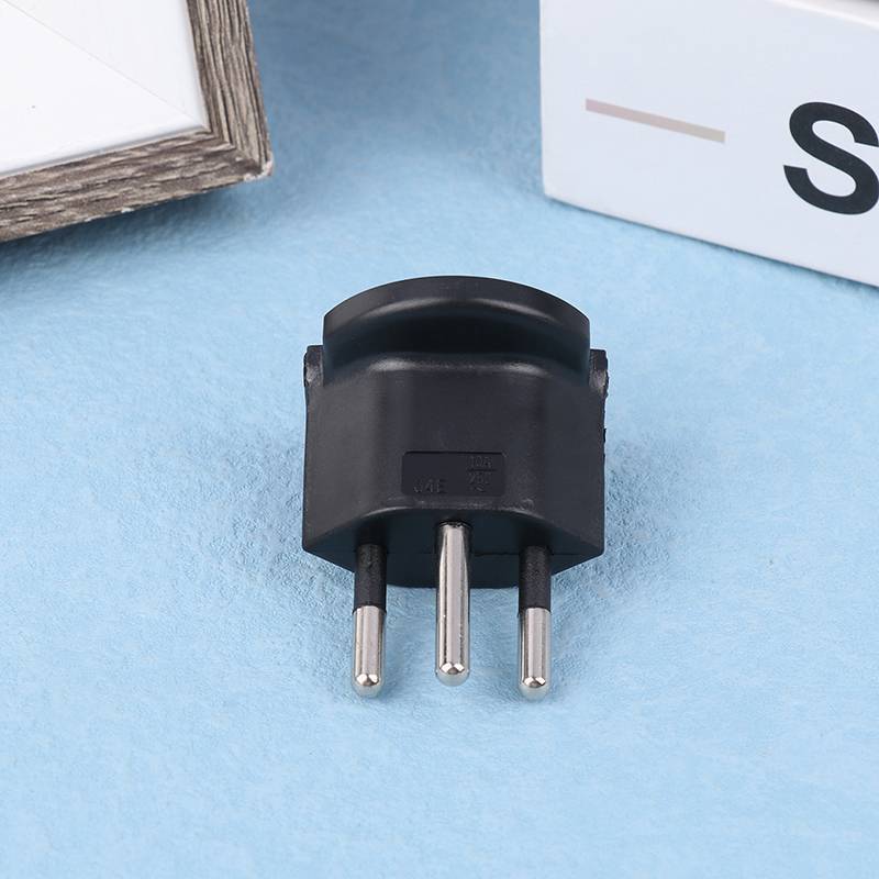EU to Switzerland Power Plug Adapter 10A 250V Europe to Travel Converter