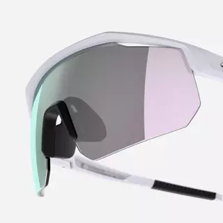 Decathlon Adult Cycling Sunglasses Perf แว่นกันแดดใส่ปั่นจักรยานสำหรับผู้ใหญ่ ประเภท 3 รุ่น Roadr 500 - White