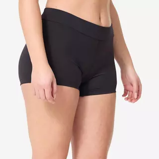 Decathlon Women'S Swimsuit Bottoms Shorty กางเกงทรงบ็อกเซอร์ผู้หญิงสำหรับออกกำลังกายในน้ำ - Black