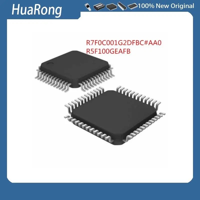 5 ชิ้น/แบทช์ R7F0C001G2DFBC #AA0 C001G2 R5F100GEAFB R5F100 100GEA QFP48