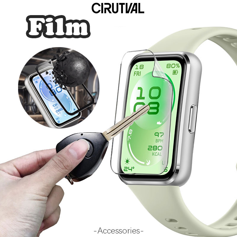 9D กระจกนิรภัย/ฟิล์มนุ่มสำหรับ Huawei Band 11 Pro / 11 /10 9 8 ป้องกันหน้าจอสำหรับ Smartwatch Huawei