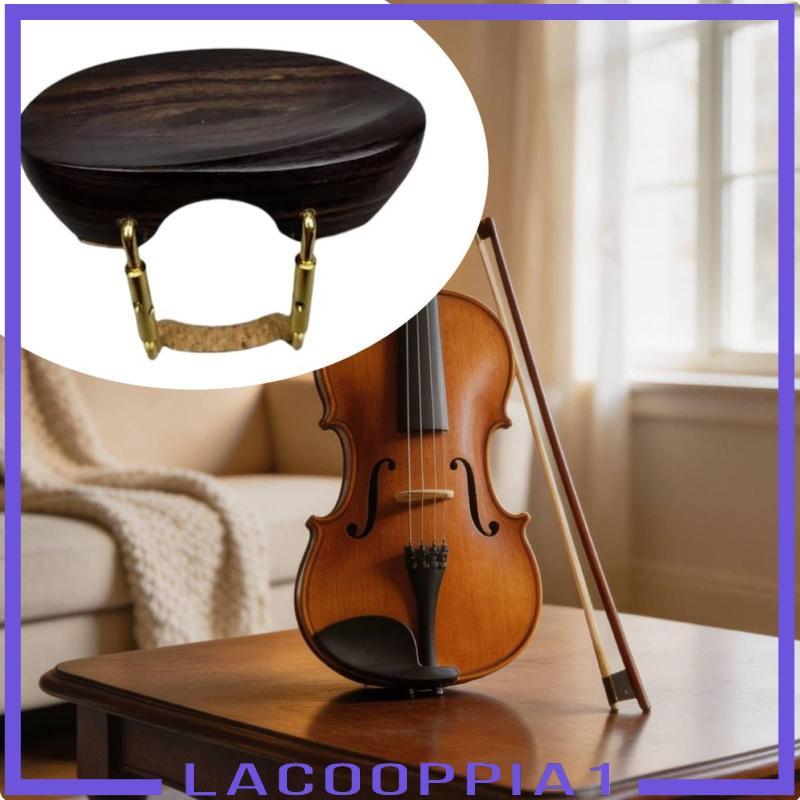 [Lacooppia1] ไวโอลินอุปกรณ์เสริม Ebony Chinrest Grip Music Supply สําหรับ 4x4 ไวโอลิน Professional P