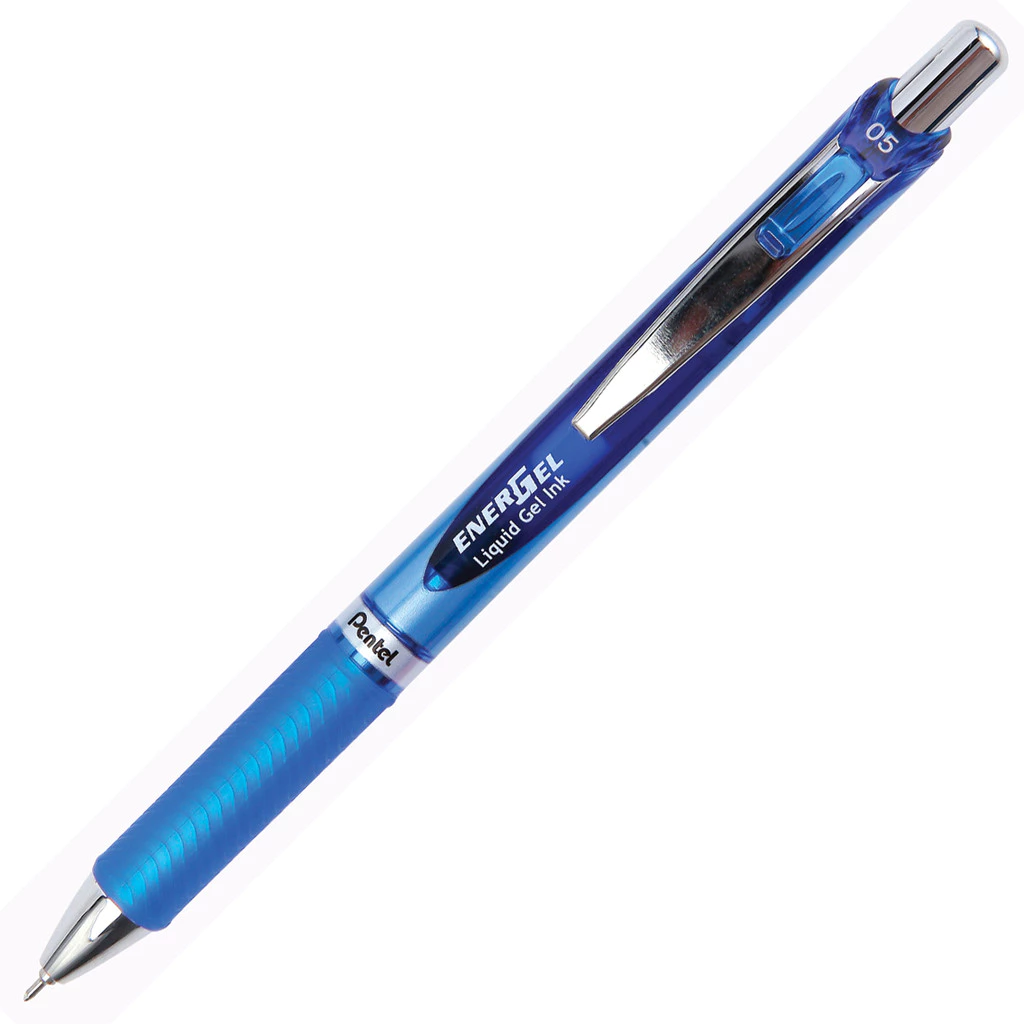 PENTEL ปากกาหมึกเจล 0.5 มม. รุ่น EnerGel BLN75 สีน้ำเงิน
