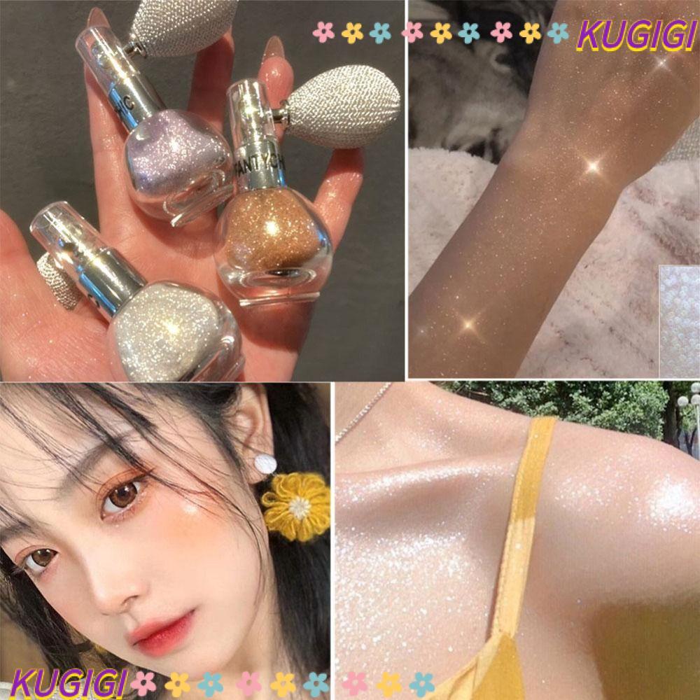 KUGIGI Diamond High Gloss Glitter Spray Fine Shimmer Air Bag Shiny Powder Brightening Fragrance-Infu