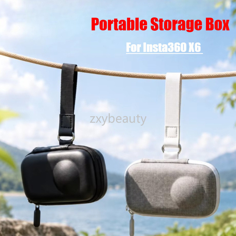 กระเป๋าถือสําหรับ Insta360 X6 Storage Case Anti-scratch แบบพกพาสําหรับ Insta 360 Insta360X6 Action กล้องอุปกรณ์เสริม
