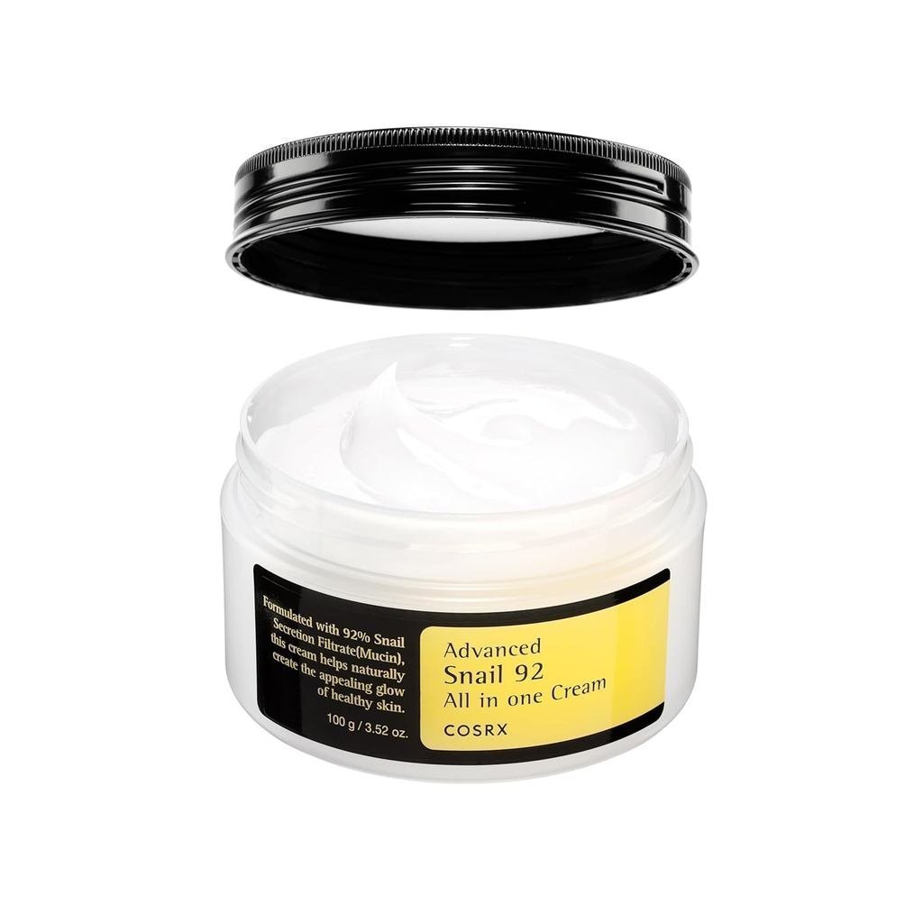 COSRX Snail Velcro 92% Facial Moisturizer, 3.52oz, Light Moisturizer, Softening Luster to Skin, Kore