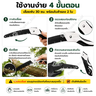 เลื่อยพับ เลื่อยอเนกประสงค์ ซื้อ 1 แถม 2