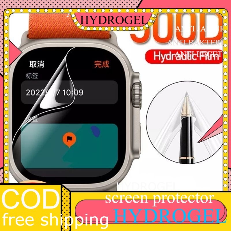ฟิล์มกันรอยหน้าจอ Hydrogel สําหรับ Apple Watch Series 8 (41mm/45mm) / Watch SE 2022 (40mm/44mm) / Wa