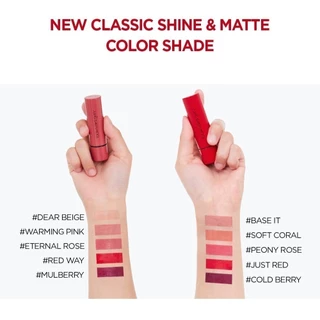JUNGSAEMMOOL New Classic Matte Lipstick 3.5g จองแซมมุล นิว คลาสสิค แมท ลิปสติก